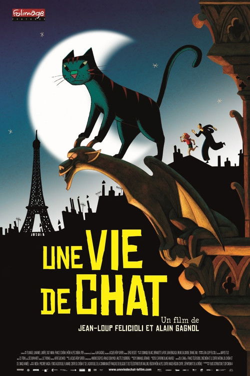 A Cat in Paris poster