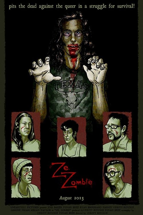 Ze, Zombie movie poster player
