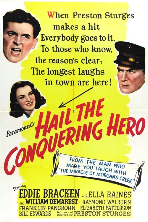 Grootschalige poster van Hail the Conquering Hero