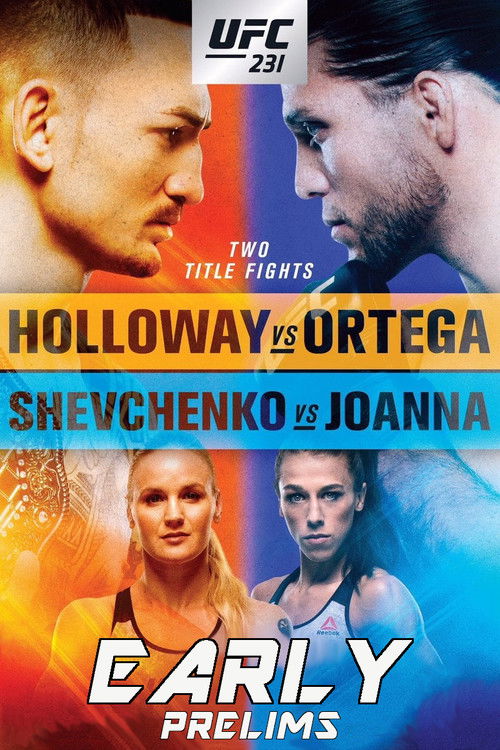 UFC 231: Holloway vs. Ortega poster