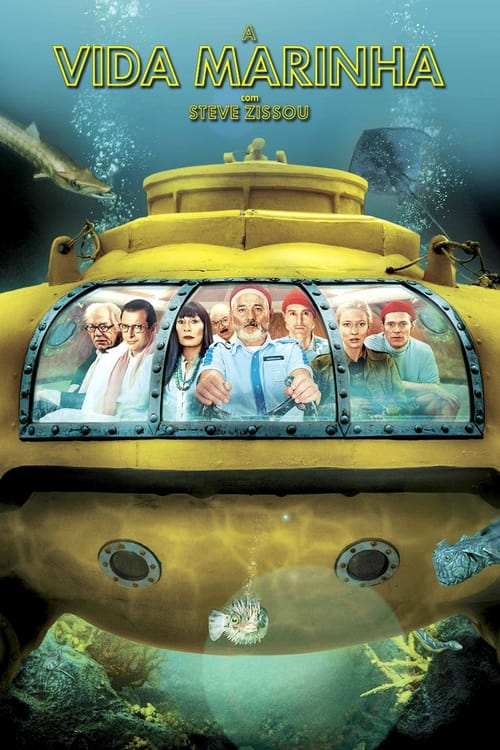 Poster do filme A Vida Marinha com Steve Zissou
