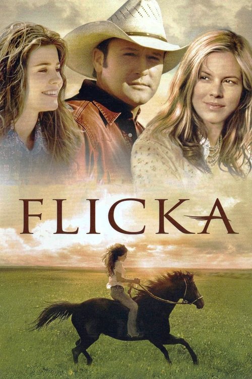 Flicka - Den bruna mustangen