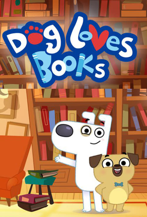 Poster Dog Loves Books