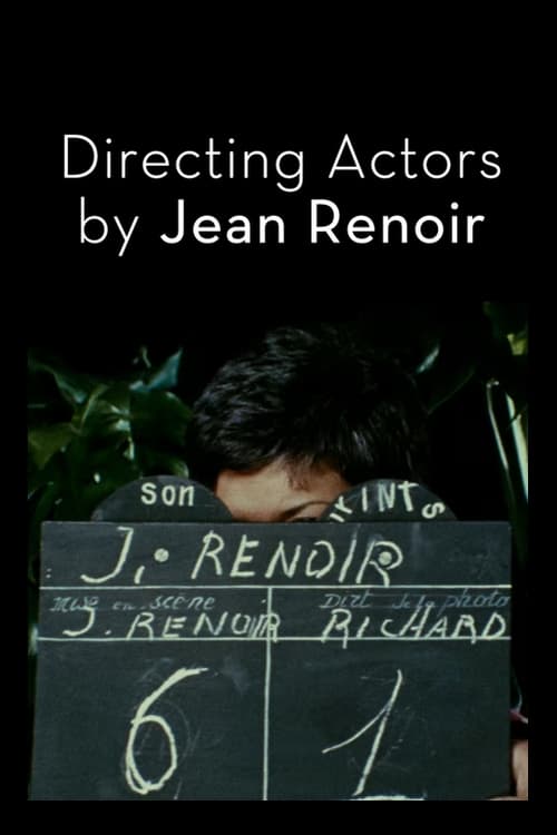 La direction d'acteur par Jean Renoir (1969)
