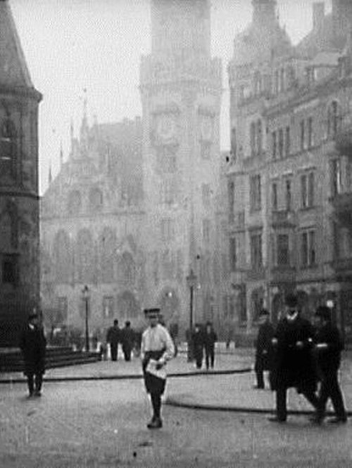 Straßenszenen in Saarbrücken (1909)