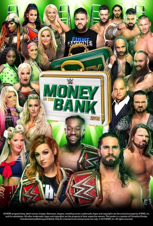 WWE Money in the Bank 2019 poster