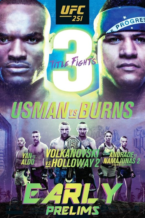 UFC 251: Usman vs. Masvidal poster