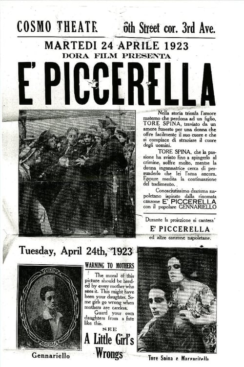 È piccerella (1922) poster