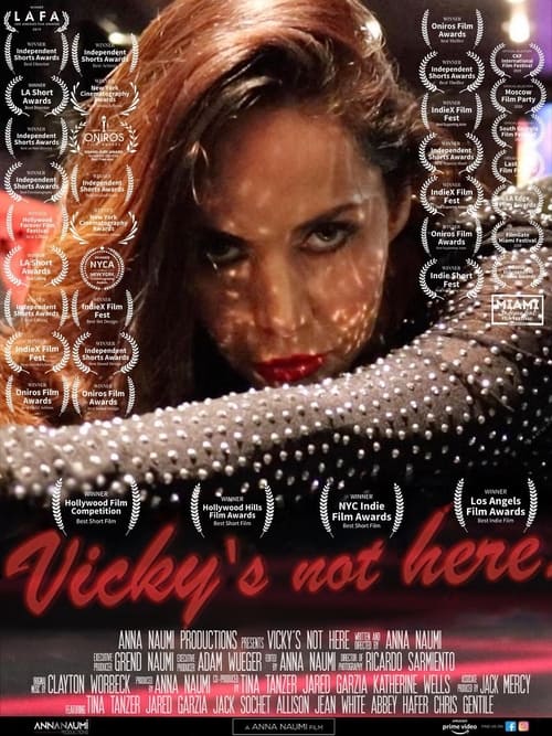 Vicky's not here poster