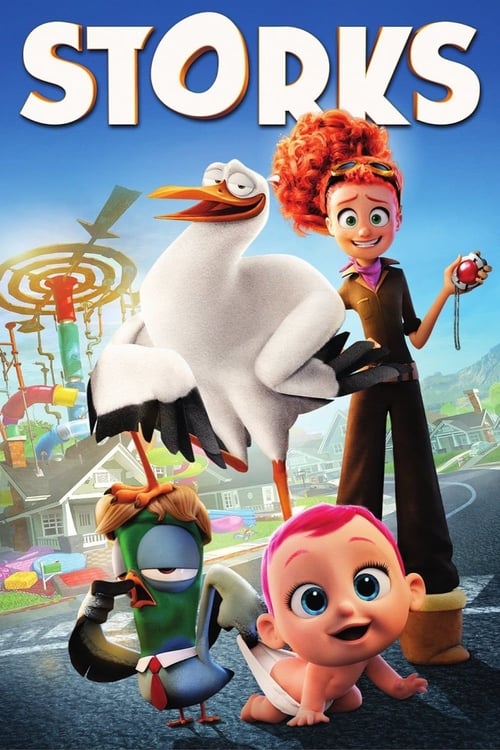 Grootschalige poster van Storks