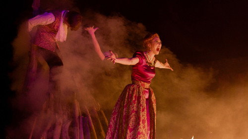 American Theater Backdrop Blur