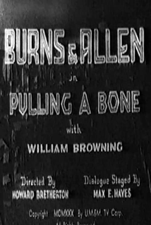 Poster Pulling a Bone 1931
