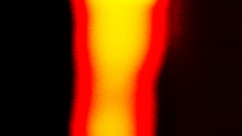 within the light; a fire