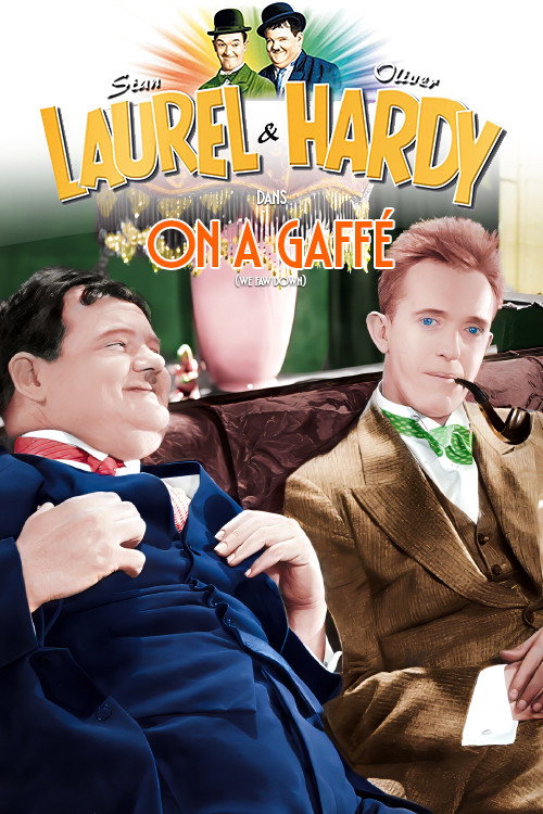 Affiche de Laurel et Hardy - On a gaffé
