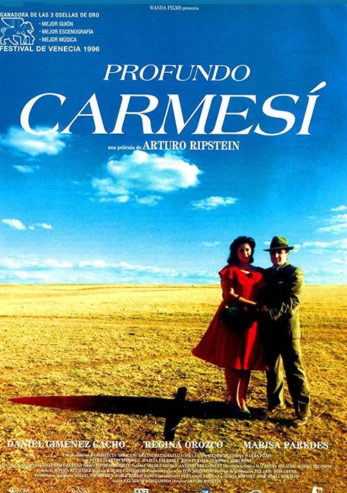 Profundo carmesí movie poster player
