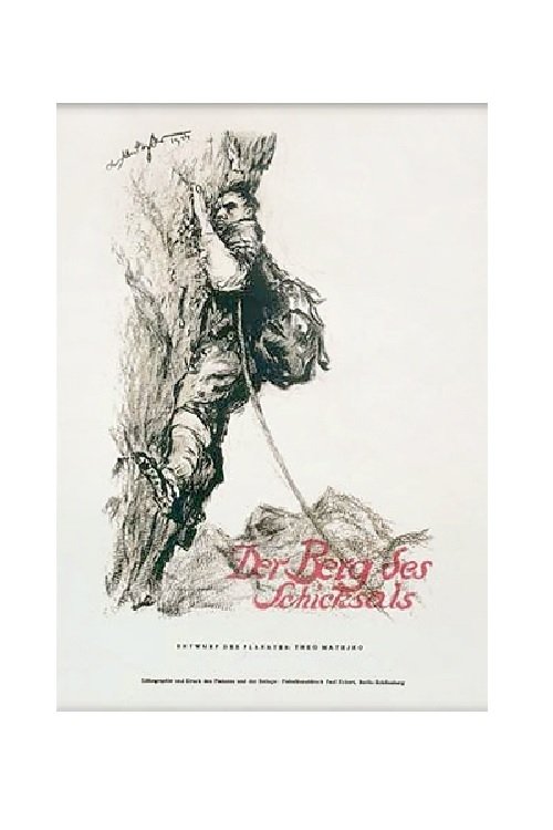 Der Berg des Schicksals movie poster player