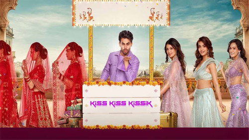 Kiss Kiss Kissik Backdrop Blur