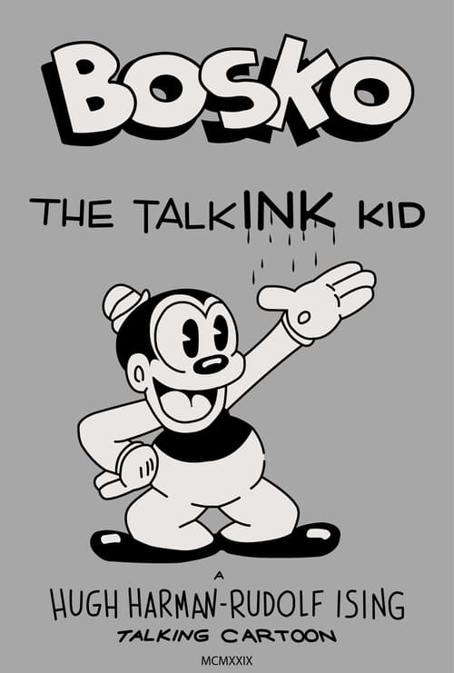 Poster Bosko, the Talk-Ink Kid 1929