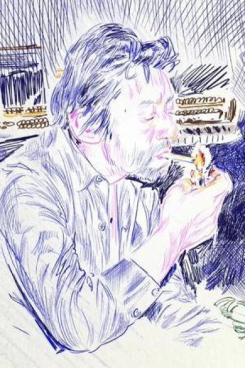 Gainsbourg, rue de Verneuil poster
