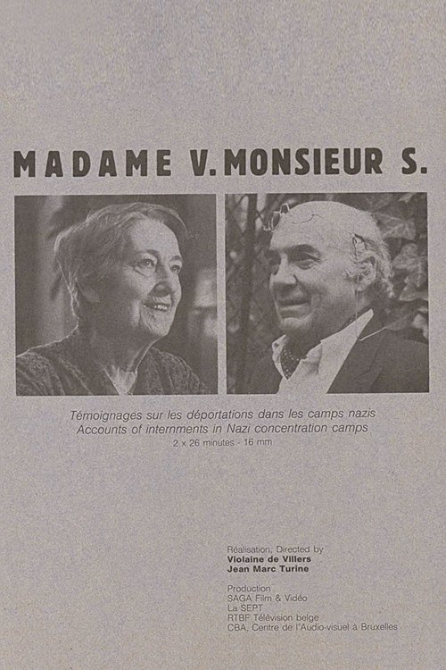 Madame V. Monsieur S. (1989) poster