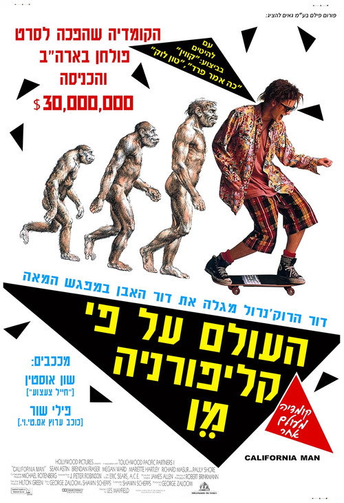 פוסטר של העולם על פי קליפורניה מן