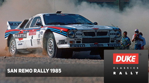 Rallye Sanremo 1985 Backdrop Blur