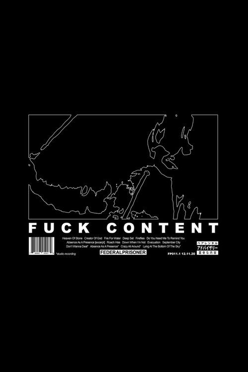 Affiche officielle de Fuck Content (2020)