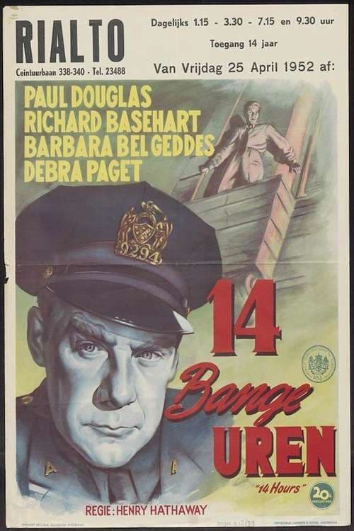 Fourteen Hours (1951) poster