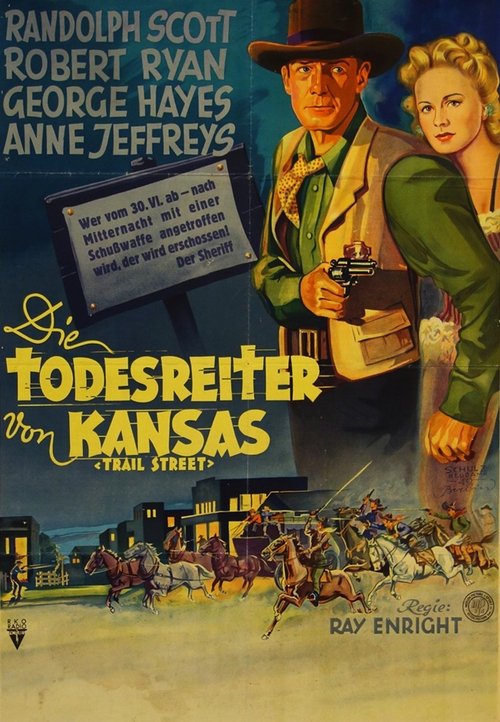Die Todesreiter von Kansas movie poster player
