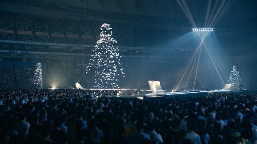 Perfume Z0-Z5 Anniversary “ネビュラロマンス” Episode TOKYO DOME Backdrop Blur
