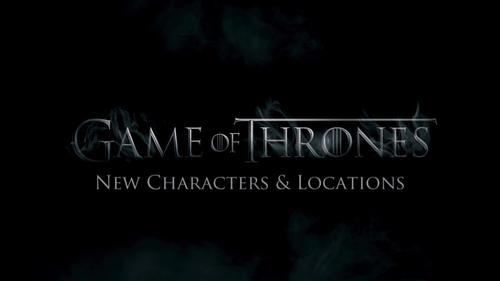 New characters and locations