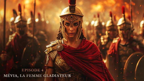 Image Mévia, la femme gladiateur
