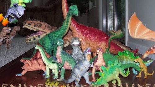 A Dinosaur Story Backdrop Blur
