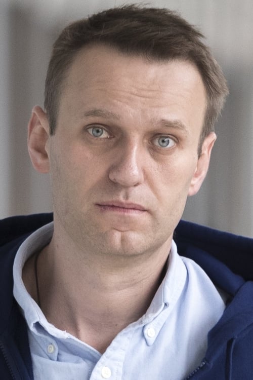 Grootschalige poster van Alexei Navalny