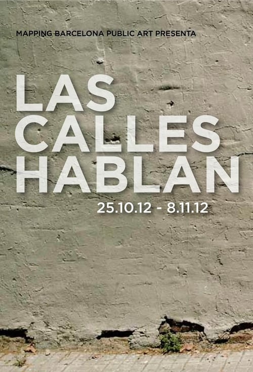 Poster Las Calles Hablan 2013