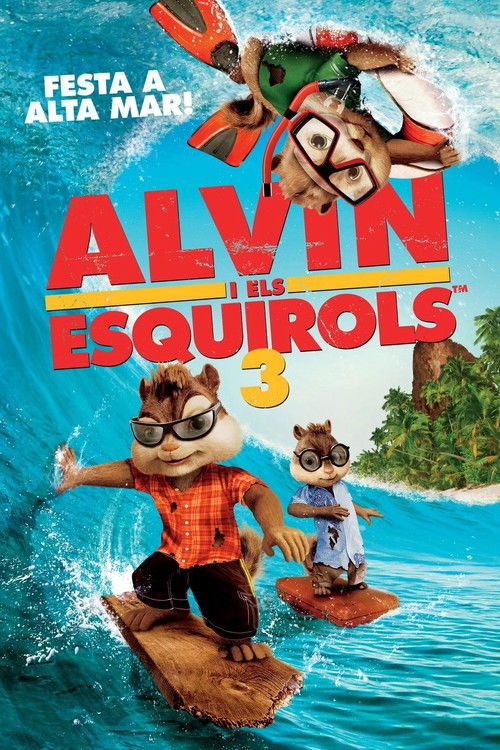 Cartell de Alvin i els esquirols 3: Festa a alta mar!