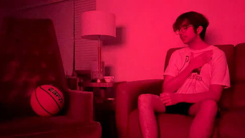 The Red Basketball Backdrop Blur