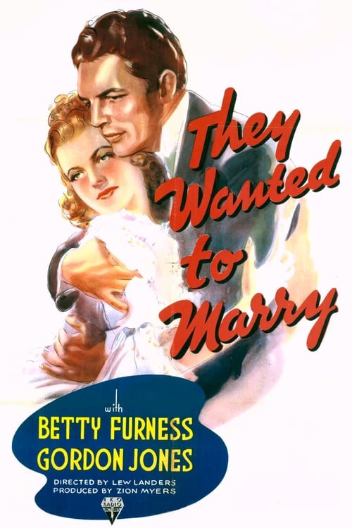 Poster They Wanted to Marry 1937