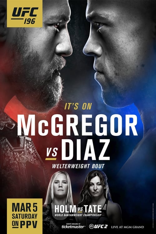 UFC 196: McGregor vs Diaz (2016) poster