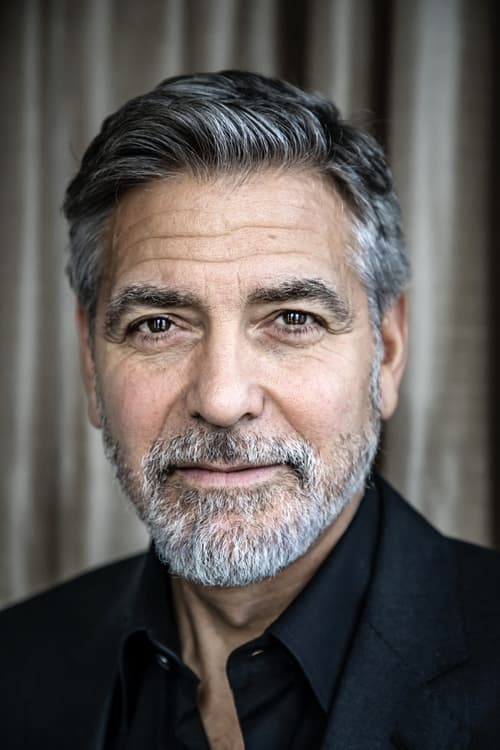 Grootschalige poster van George Clooney