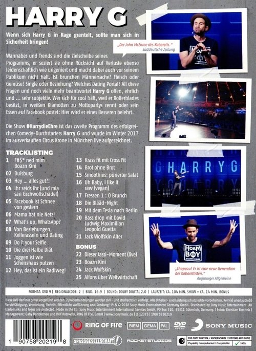 Harry G - #HarrydieEhre poster