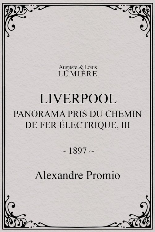 Liverpool, panorama pris du chemin de fer électrique, III