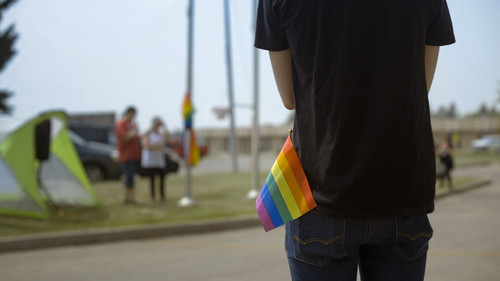 Small Town Pride Backdrop Blur
