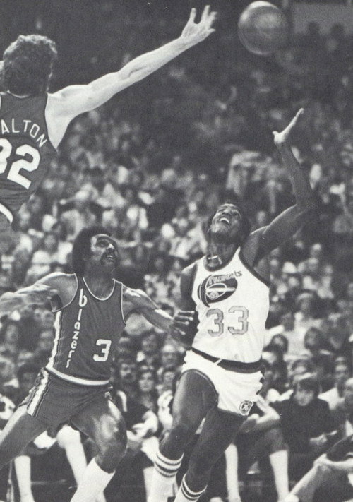 1977 West Semis Trailblazers vs Nuggets (Game 3)