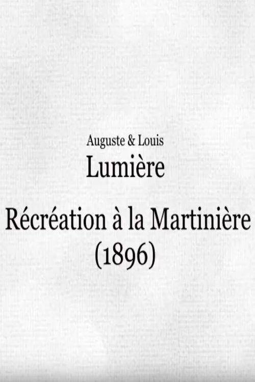 Poster Récréation à la Martinière 1896