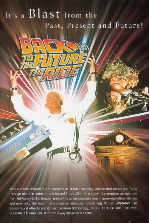 Back to the Future... The Ride poster