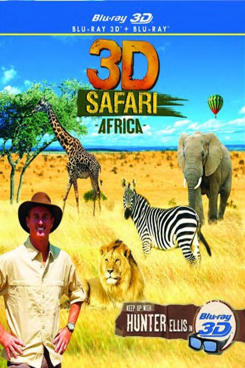 Featuring jaw-dropping 3D cinematography, stirring original music, and Africa's original rock star animals. Emmy Award-winning host Hunter Ellis takes viewers on an unforgettable safari that puts them up-close and personal with the wonders of Africa.  With Hunter as your very own personal safari guide, you will run with a herd of graceful gazelles, travel in a hot air balloon to soar with high-flying birds, cross the wide-open plains in an elusive hunt to track down the nearly extinct African black rhino, and scramble up a steep mountain in the rain to meet a pack of gorillas in the mist.