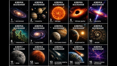 Jaquette Азбука вселенной