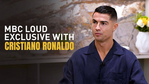 MBC Loud Exclusive With Cristiano Ronaldo Backdrop Blur
