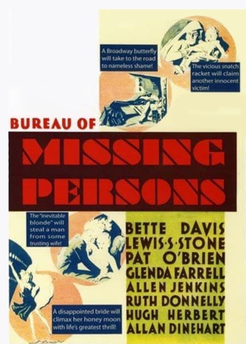 Bureau of Missing Persons (1933) poster